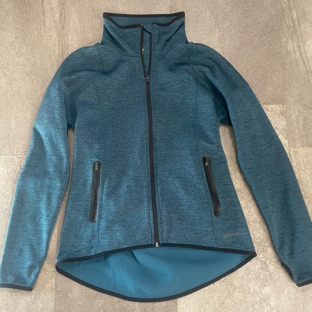 Womens Eddie Bauer fleece lined zip up